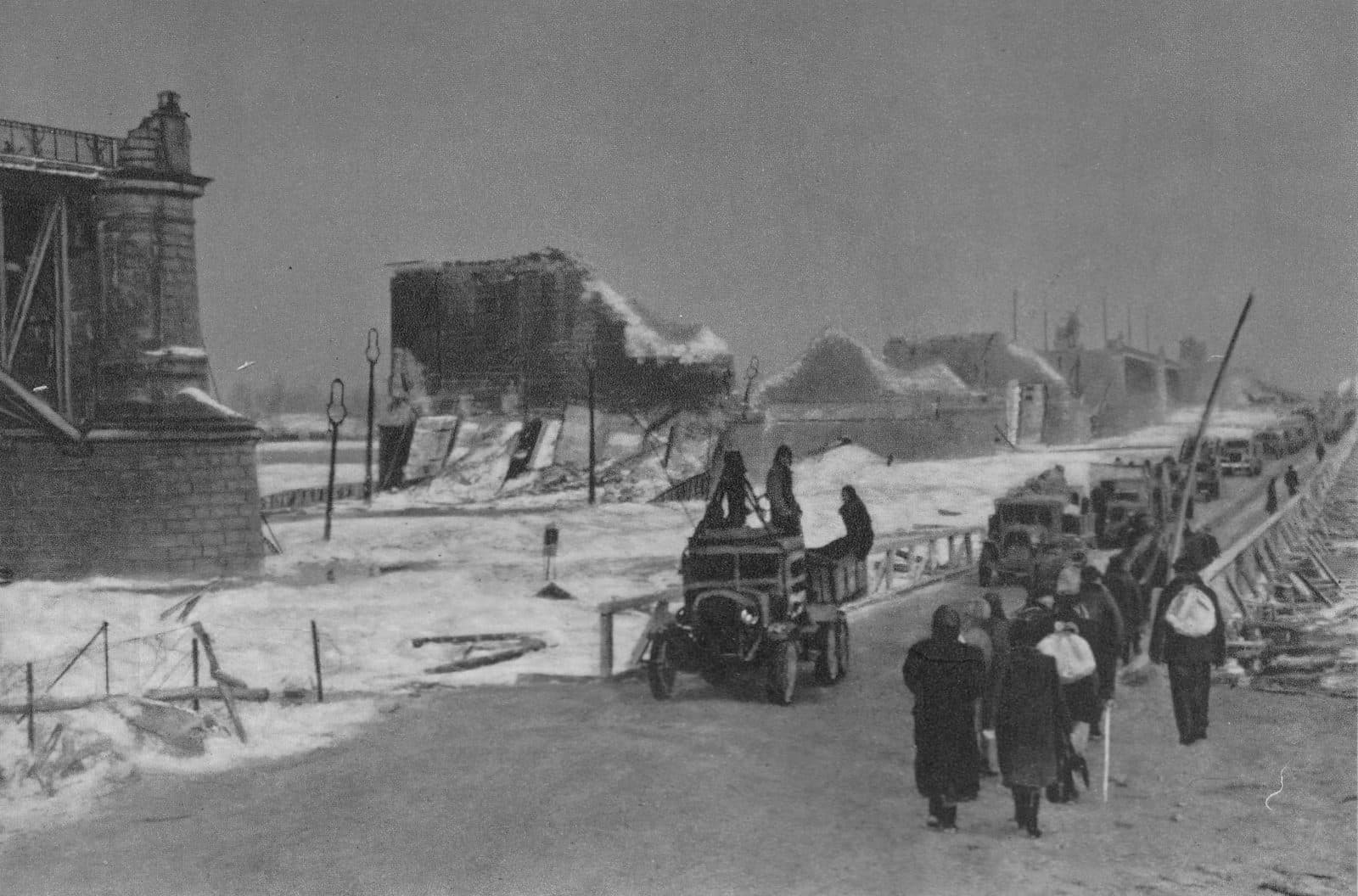 Poniatowski Bridge (Most Poniatowskiego), 1945