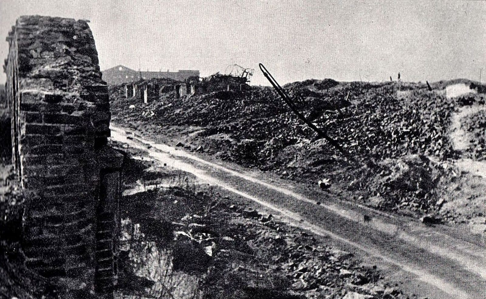 POLIN Museum and the Monument to the Ghetto Heroes, c. 1945